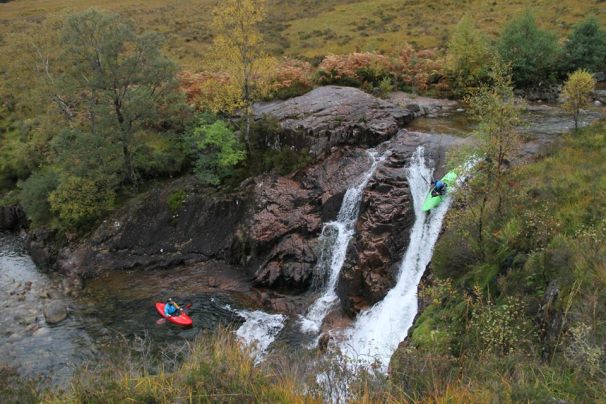 Descending the  Allt a Chaorainn, a tributary of the Etive.