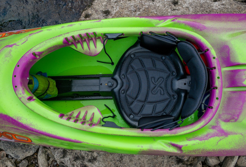 Exo Party Rexy Kayak seat and outfitting